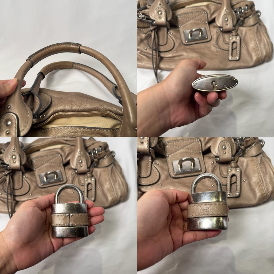 Pre-owned CHLOÉ 2007 light silver paddington