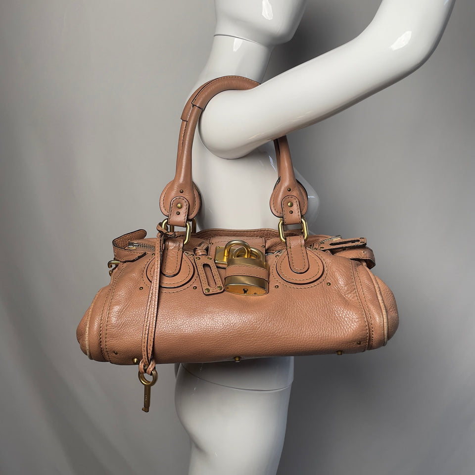 Pre-owned CHLOÉ 2009 dusty rose paddington medium