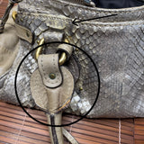Pre-owned CHLOÉ 2008 limited editon python paddington bag