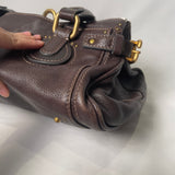 Pre-owned CHLOÉ 2011 brown paddington bag Swarovski