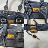 Pre-owned CHLOÉ 2005 navy paddington
