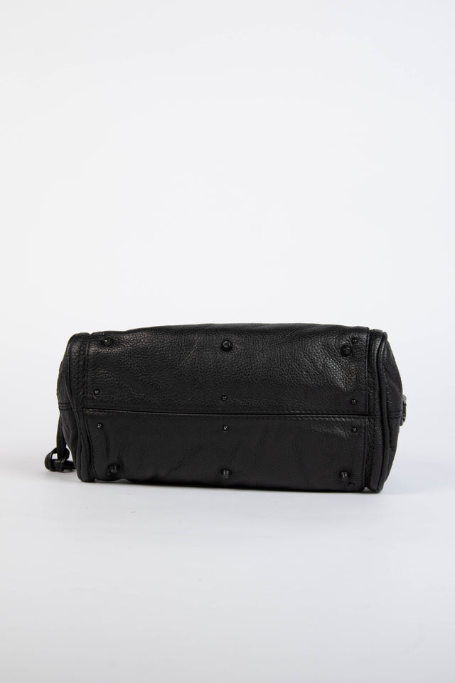 Pre-owned RARE 2000s Chloe Black Leather Paddington Small Shoulder Bag