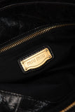 Pre-owned 2000s Miu Miu Black Leather Shoulder Bag