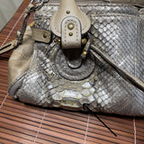 Pre-owned CHLOÉ 2008 limited editon python paddington bag