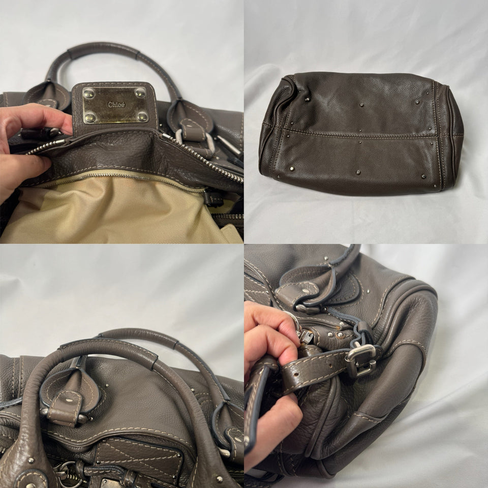 Pre-owned CHLOÉ 2007 paddington in dark grey