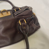 Pre-owned CHLOÉ 2011 brown paddington bag Swarovski