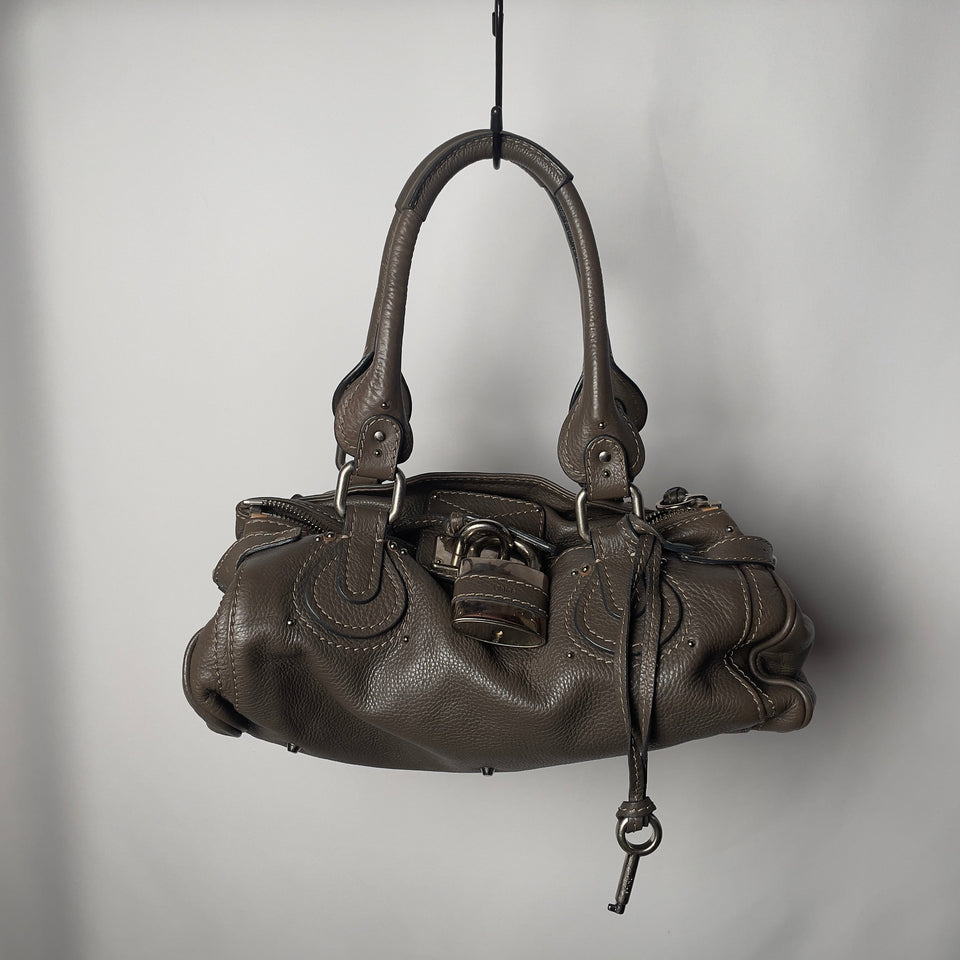 Pre-owned CHLOÉ 2007 paddington in dark grey
