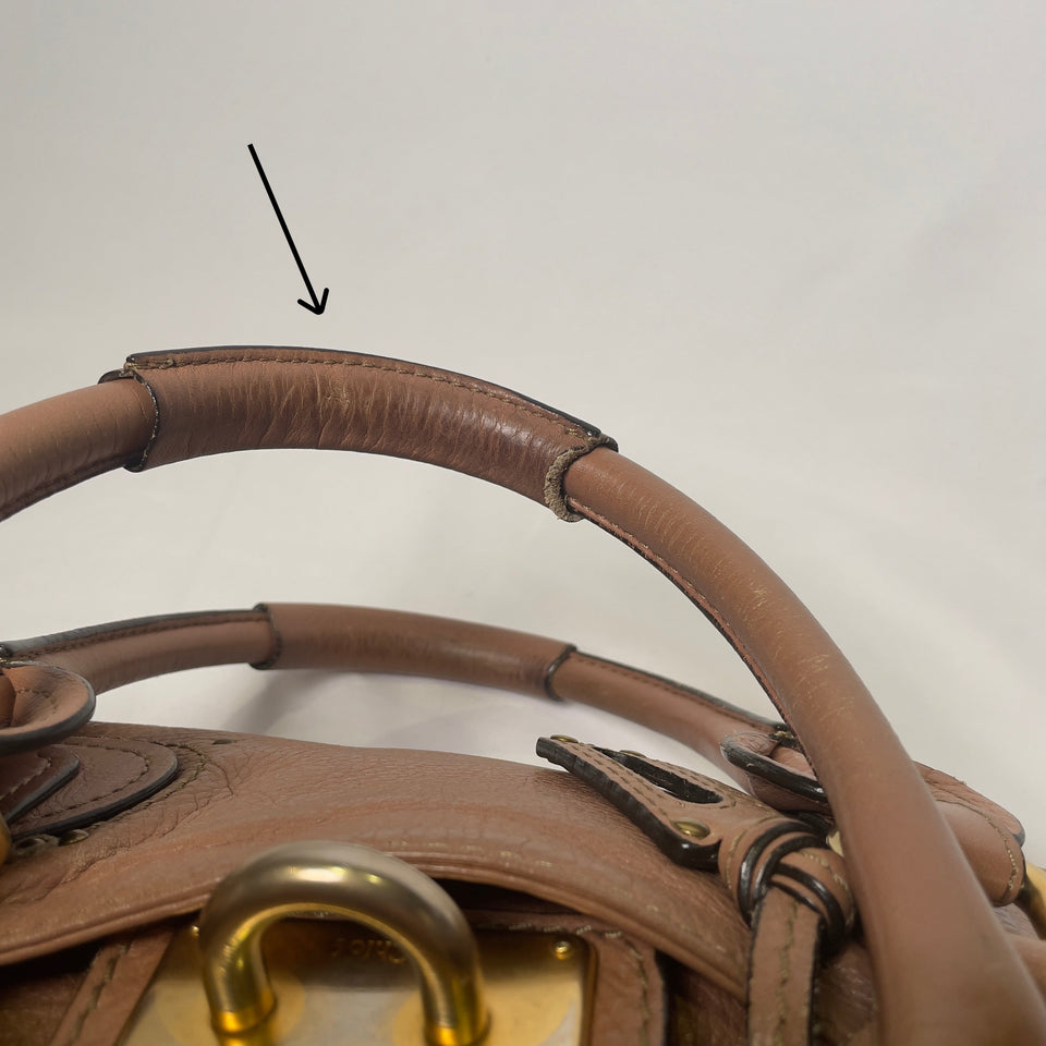 Pre-owned CHLOÉ 2009 dusty rose paddington medium