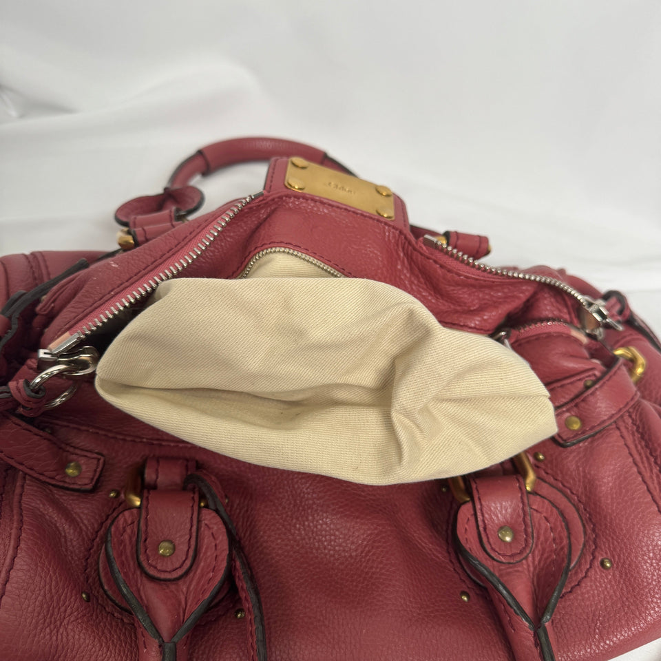Pre-owned Chloé 2009 pink paddington