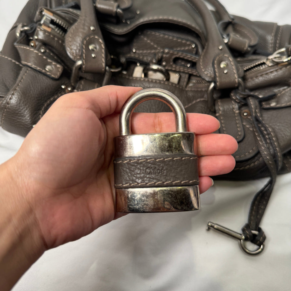 Pre-owned CHLOÉ 2007 paddington in dark grey