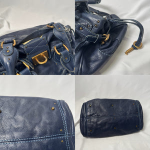 Pre-owned CHLOÉ 2005 navy paddington
