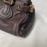 Pre-owned CHLOÉ 2011 brown paddington bag Swarovski
