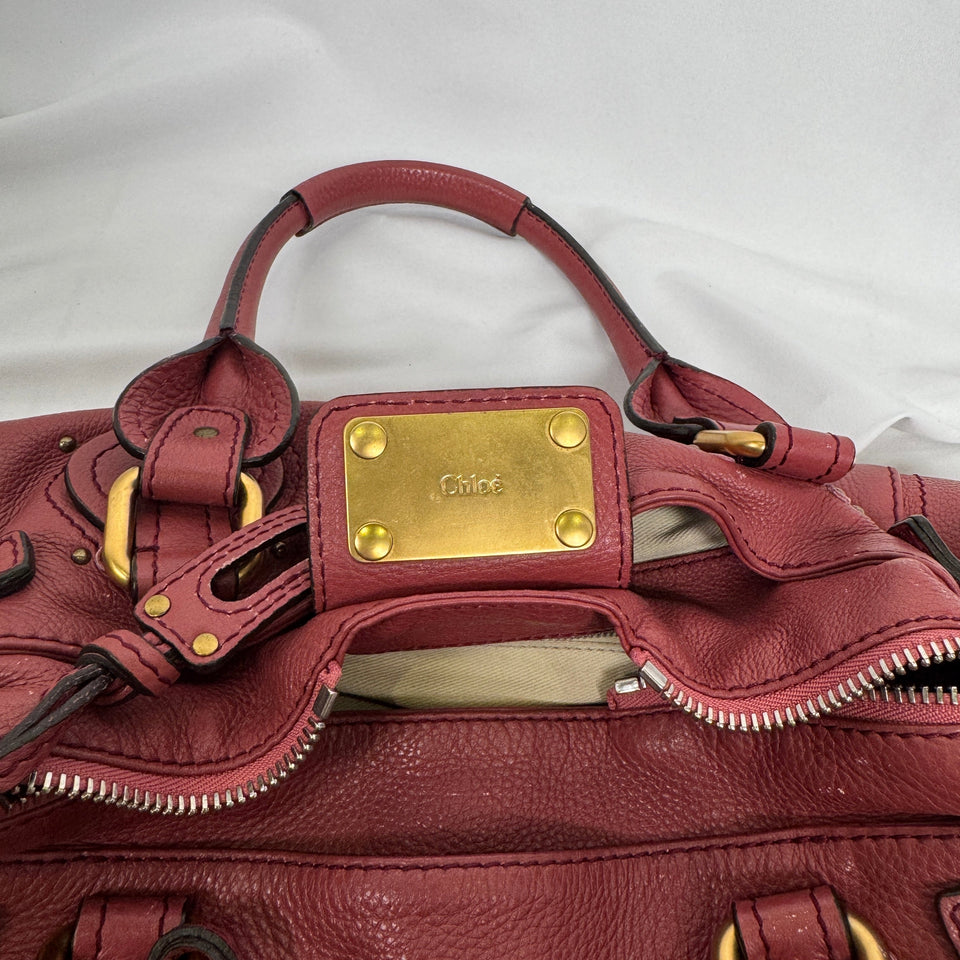 Pre-owned Chloé 2009 pink paddington