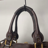 Pre-owned CHLOÉ 2011 brown paddington bag Swarovski