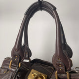 Pre-owned CHLOÉ 2011 brown paddington bag Swarovski