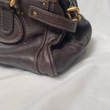 Pre-owned CHLOÉ 2011 brown paddington bag Swarovski