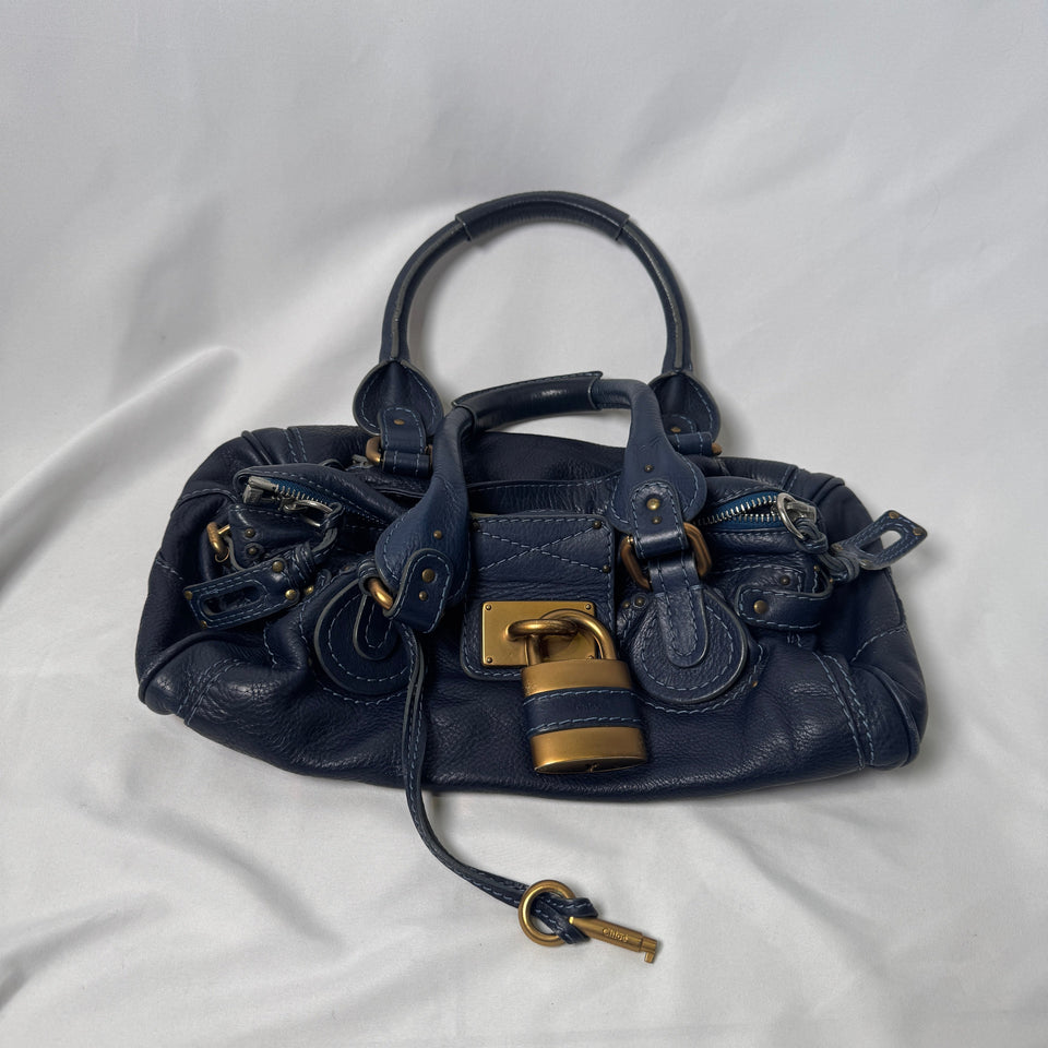 Pre-owned CHLOÉ 2005 navy paddington