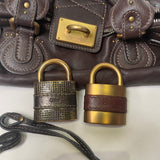 Pre-owned CHLOÉ 2011 brown paddington bag Swarovski