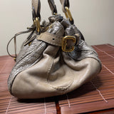 Pre-owned CHLOÉ 2008 limited editon python paddington bag