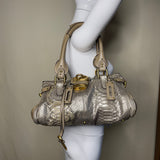 Pre-owned CHLOÉ 2008 limited editon python paddington bag