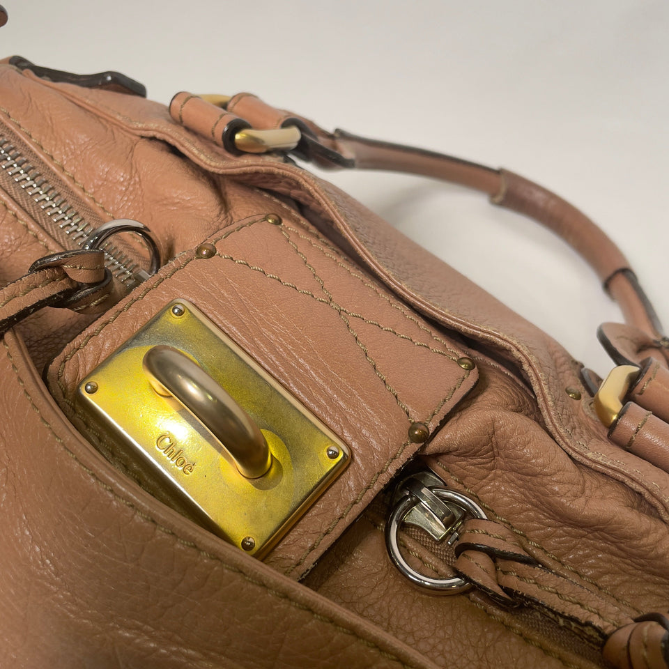 Pre-owned CHLOÉ 2009 dusty rose paddington medium