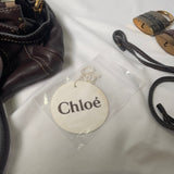 Pre-owned CHLOÉ 2011 brown paddington bag Swarovski