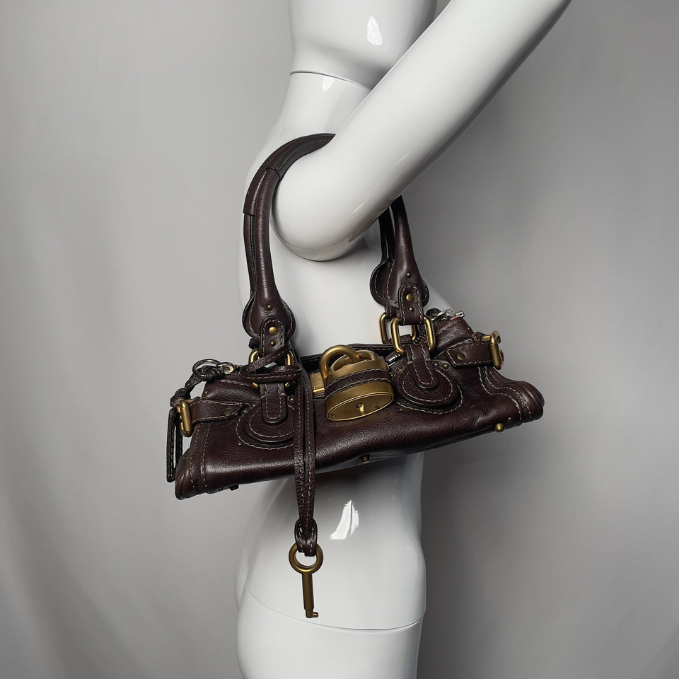 Pre-owned CHLOÉ 2007 brown mini paddington