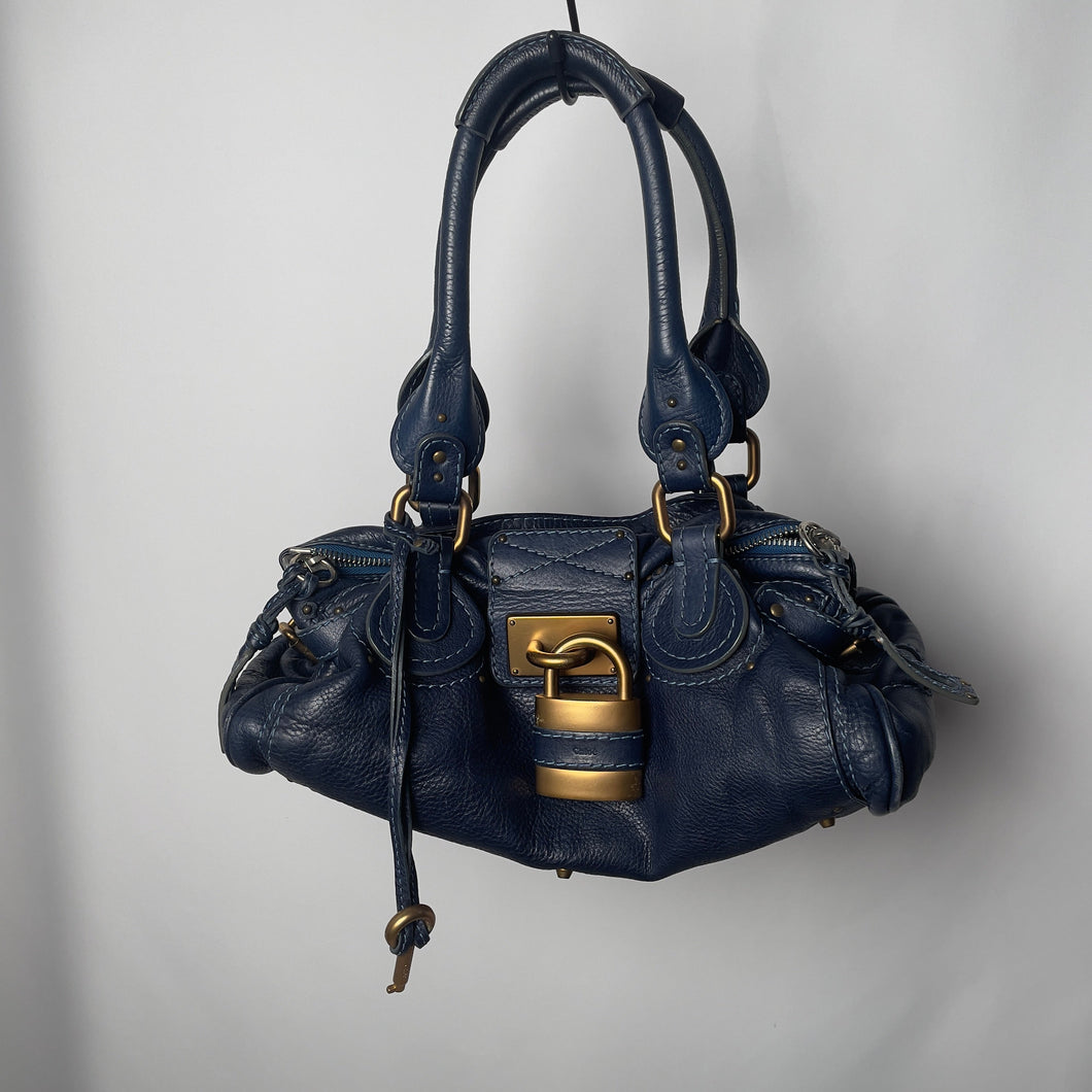 Pre-owned CHLOÉ 2005 navy paddington