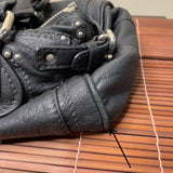 Pre-owned CHLOÉ 2008 lambskin paddington with lucite x metal padlock