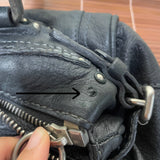 Pre-owned CHLOÉ 2008 lambskin paddington with lucite x metal padlock