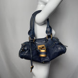 Pre-owned CHLOÉ 2005 navy paddington