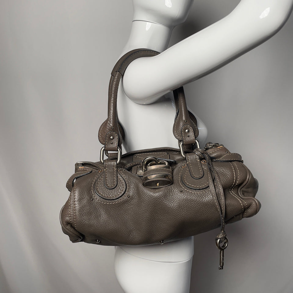 Pre-owned CHLOÉ 2007 paddington in dark grey