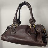 Pre-owned CHLOÉ 2011 brown paddington bag Swarovski