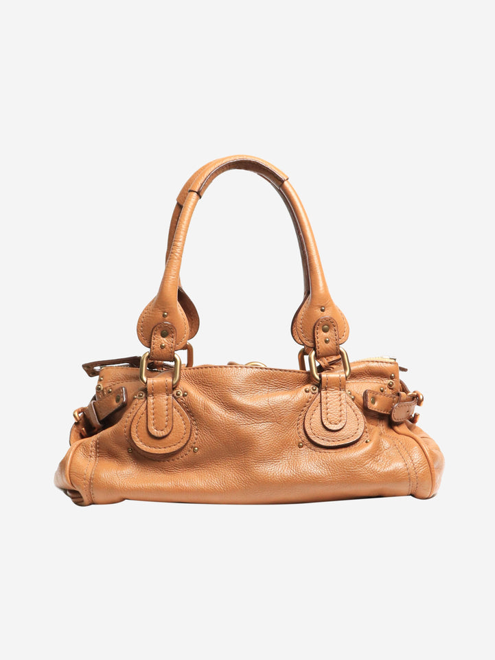 Pre-owned CHLOE Tan Paddington leather bag