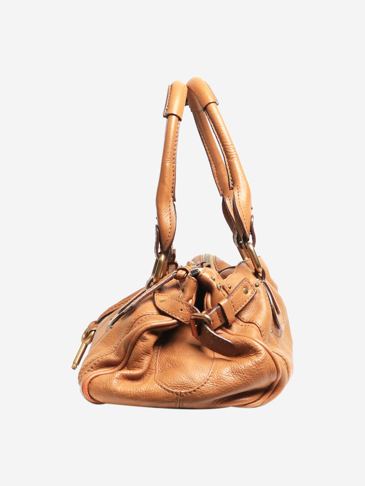 Pre-owned CHLOE Tan Paddington leather bag