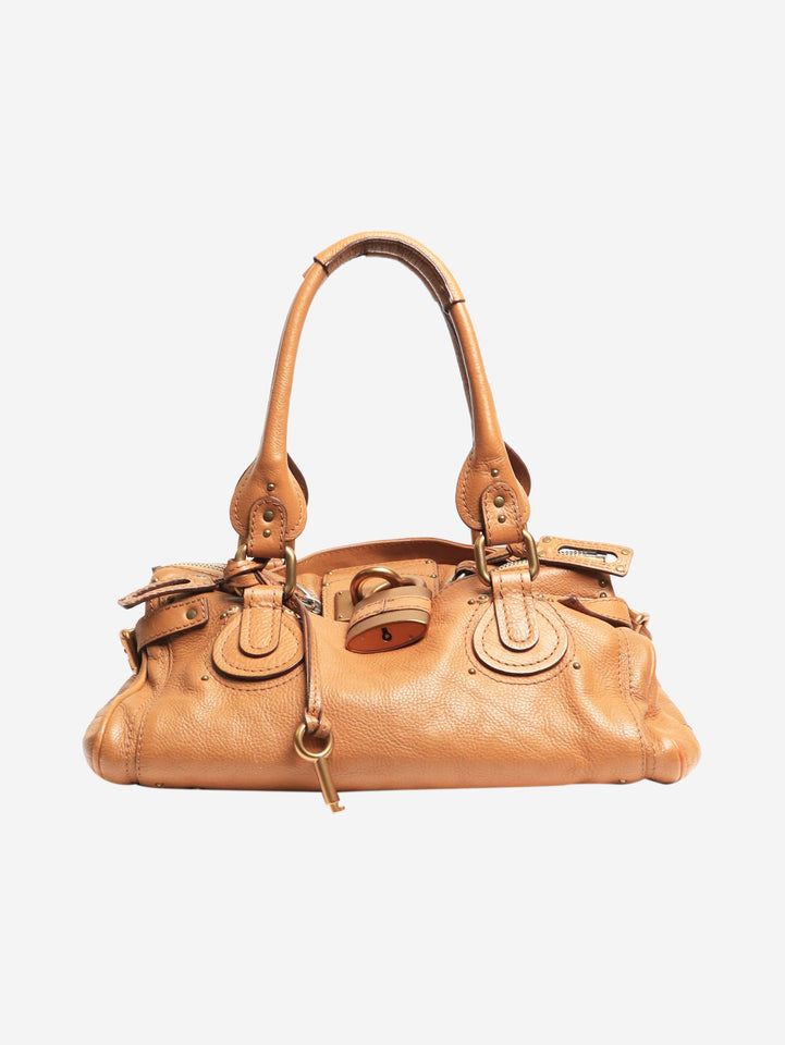 Pre-owned CHLOE Tan Paddington leather bag