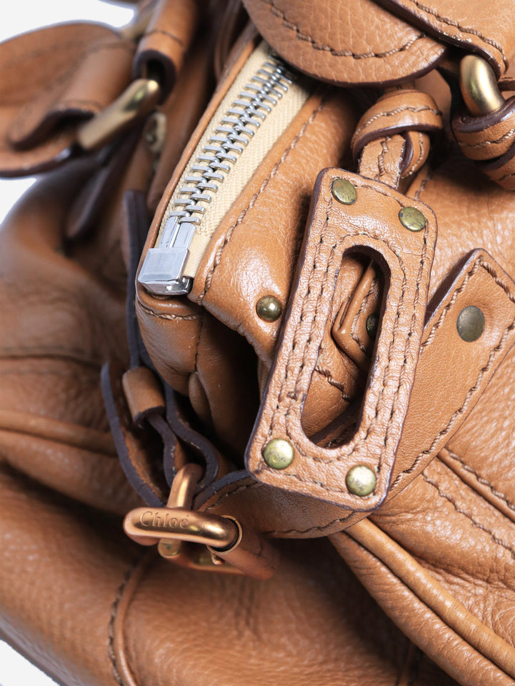 Pre-owned CHLOE Tan Paddington leather bag