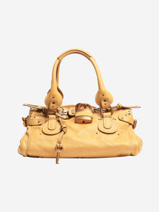 Pre-owned CHLOE Mustard Paddington leather bag