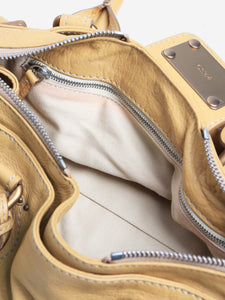 Pre-owned CHLOE Mustard Paddington leather bag