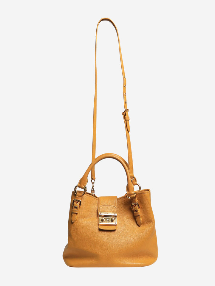 Pre-owned CHLOE Mustard leather 2way bag