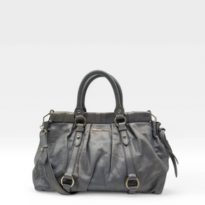 Miu Miu handbag Vitello Lux blue/lilac