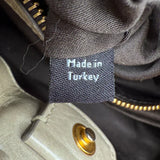 Pre-owned Miu Miu handbag Vitello Lux with shoulder strap made of beige leather