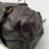 Miu Miu handbag Vitello Satchel purple