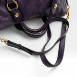 Miu Miu handbag Vitello Satchel purple