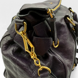 Miu Miu handbag Vitello Satchel purple