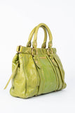 Pre-owned 2000s Miu Miu Green Vitello Shoulder Bag