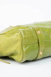 Pre-owned 2000s Miu Miu Green Vitello Shoulder Bag