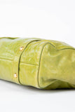 Pre-owned 2000s Miu Miu Green Vitello Shoulder Bag