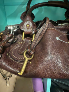 Pre-owned Chloe paddington brown handbag