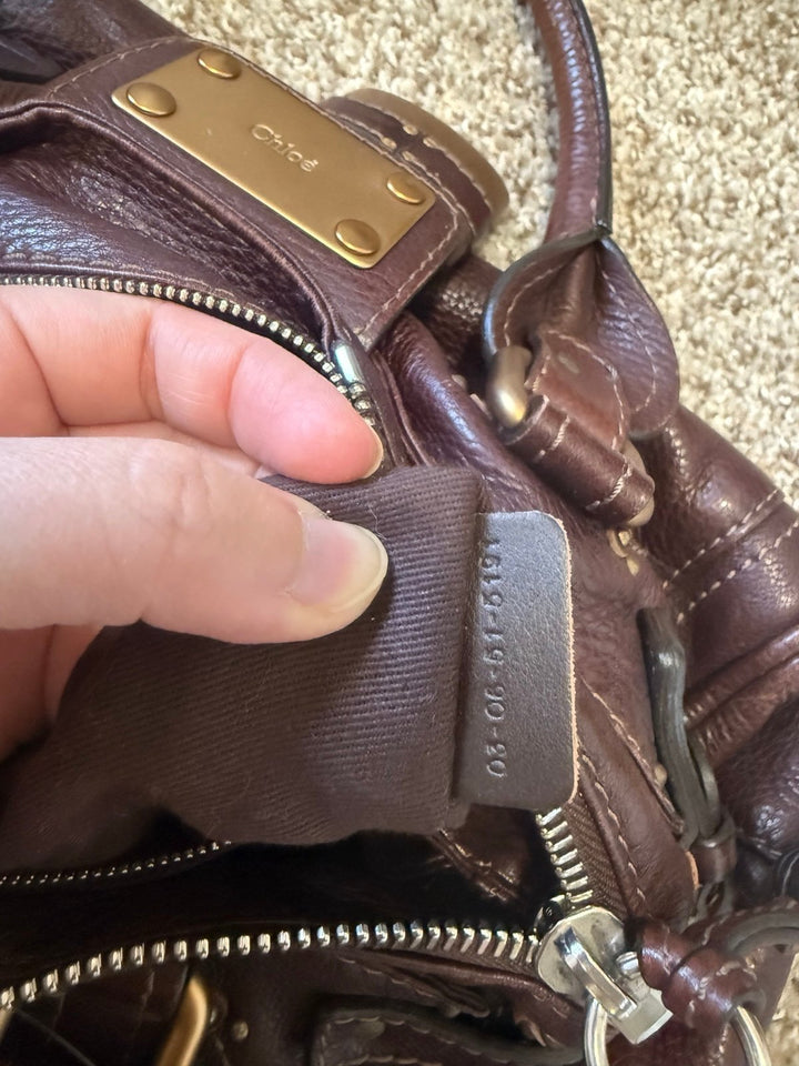 Pre-owned Chloe paddington brown handbag